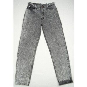 Vintage Brittania Jeans Womens Size 13 Gray Acid Wash High Rise Comfort USA